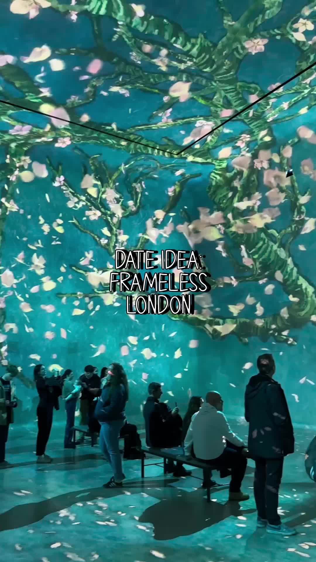 Wander through the immersive paintings at Frameless — video still by Scout