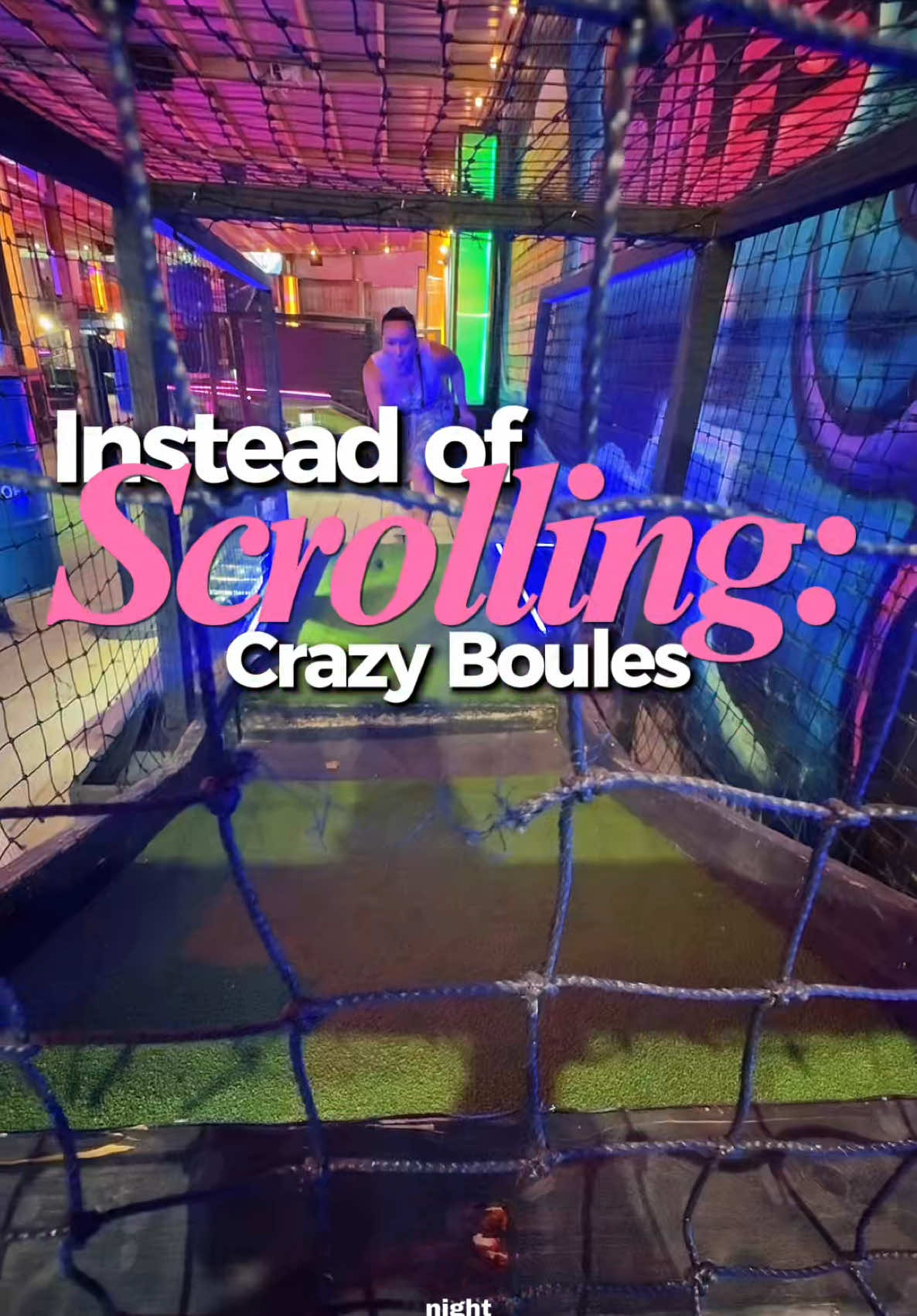 If mini-golf and bowling had a baby — video still by shaymula