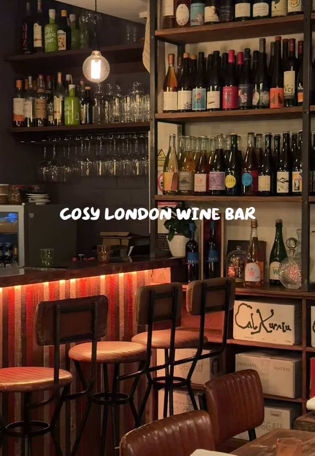 Candlelit wines made by women — video still by Traveltothefridge | London ✨