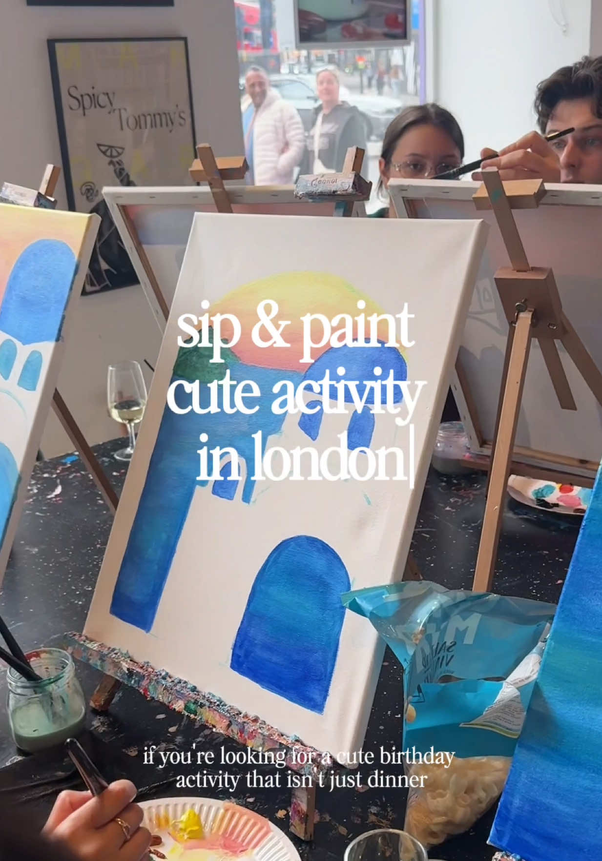 Paint a canvas, no skill required — video still by Bianca’s Plates 🫒