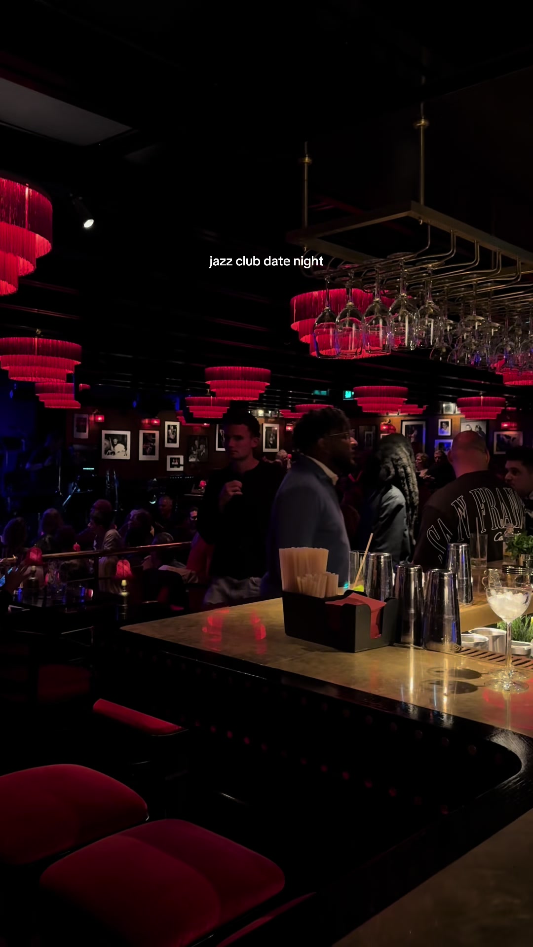 Front-row jazz over dinner — video still by Lily Smith