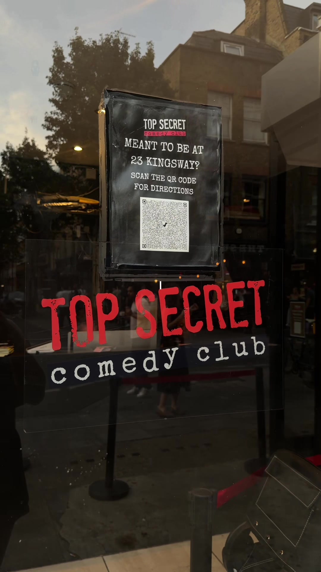 The Top Secret Comedy Club — video still by Kezia Keiko